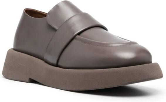 Marsèll chunky leather loafers Grey