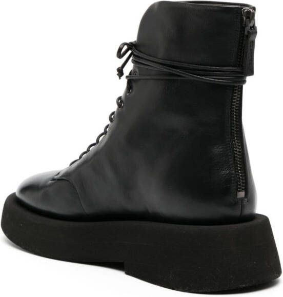 Marsèll chunky-sole leather boots Black