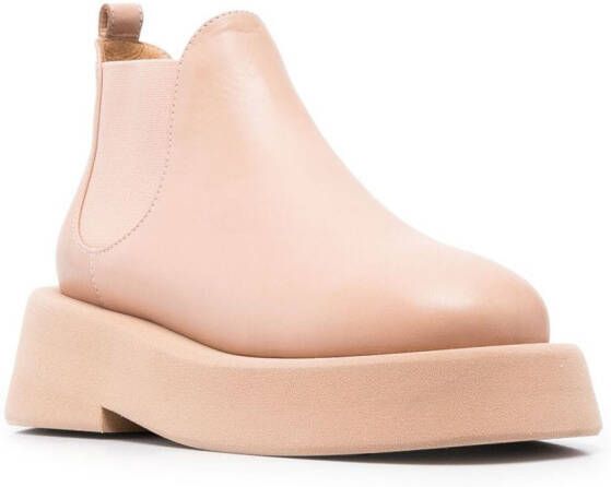 Marsèll chunky-sole leather boots Neutrals