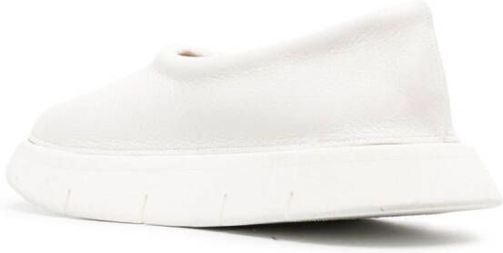 Marsèll chunky sole leather loafers White