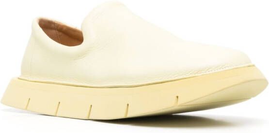 Marsèll chunky-sole leather loafers Yellow