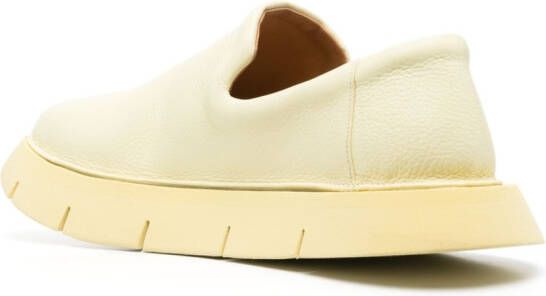 Marsèll chunky-sole leather loafers Yellow