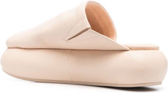 Marsèll chunky-sole leather slides Neutrals