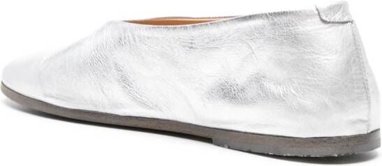 Marsèll Coltellaccio leather ballerinas shoes Silver