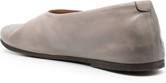 Marsèll Coltellaccio round-toe ballerina shoes Neutrals