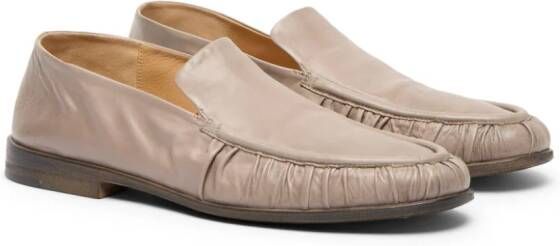Marsèll crinkled-leather loafers Neutrals