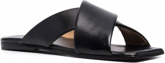 Marsèll cross-strap slip-on sandals Black
