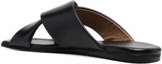 Marsèll cross-strap slip-on sandals Black