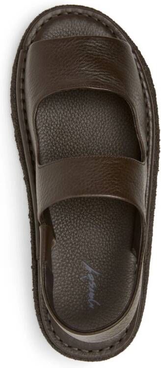 Marsèll cut-out leather sandals Brown