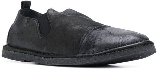 Marsèll distressed-effect slip-on loafers Black