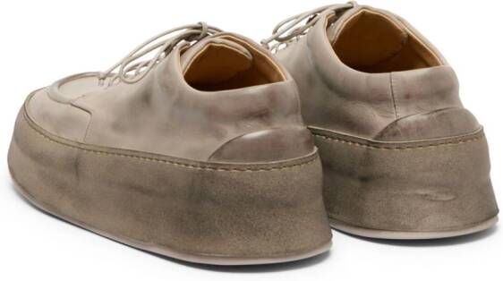 Marsèll distressed leather derby shoes Neutrals