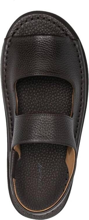 Marsèll double-strap leather sandals Brown
