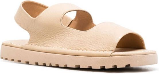 Marsèll double-strap leather sandals Neutrals
