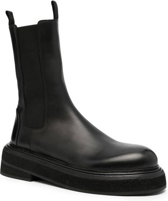 Marsèll elasticated side-panel boots Black