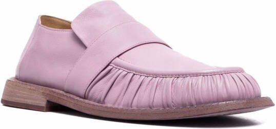 Marsèll Estiva ruched leather loafers Purple