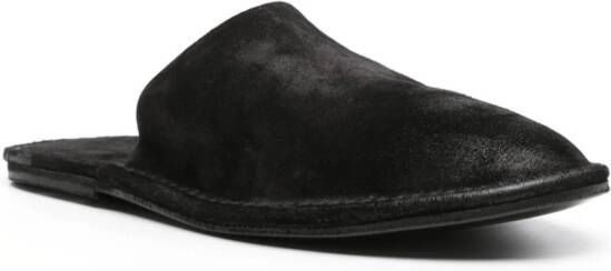 Marsèll Filo suede slippers Black