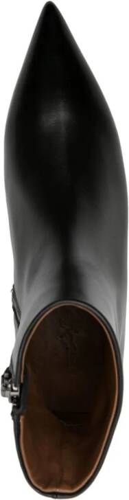 Marsèll flat leather boots Black