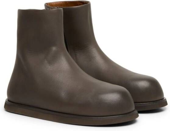 Marsèll Gigante leather ankle boots Brown
