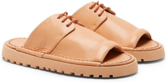 Marsèll Girella leather sandals Neutrals