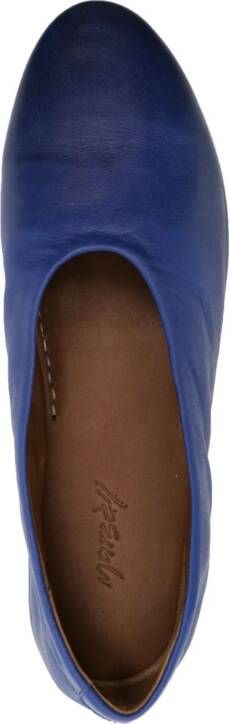 Marsèll gradient-effect leather ballerina shoes Blue