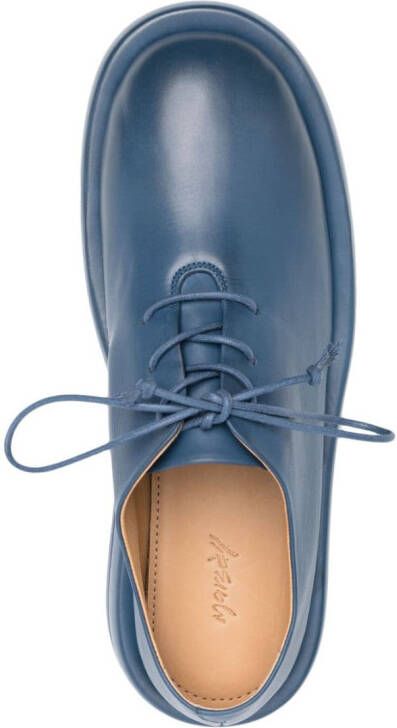 Marsèll Guscello leather lace-up shoes Blue