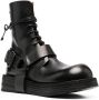 Marsèll harness leather lace-up boots Black - Thumbnail 2