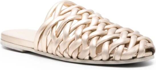 Marsèll interwoven-design leather sandals Gold