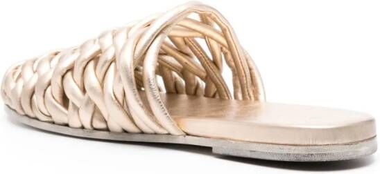 Marsèll interwoven-design leather sandals Gold