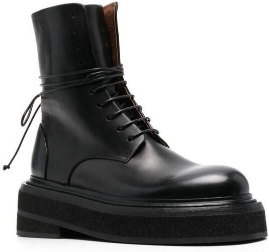 Marsèll knee-length combat boots Black