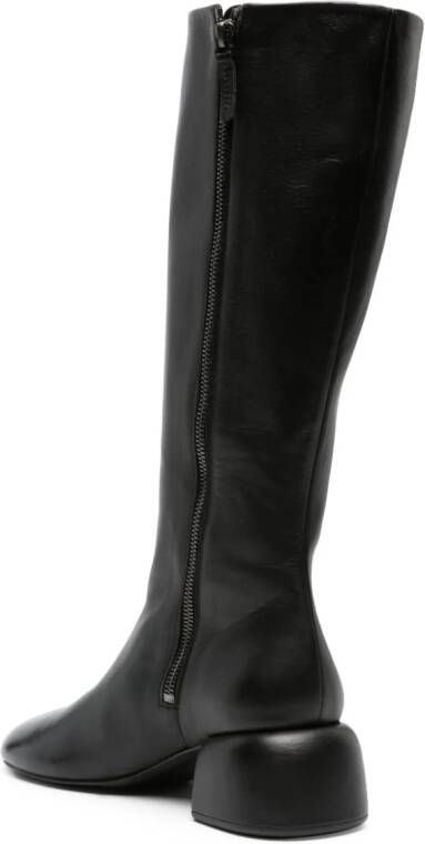 Marsèll knee-length leather boots Black