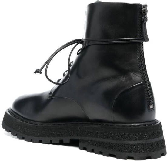 Marsèll lace-up ankle leather boots Black