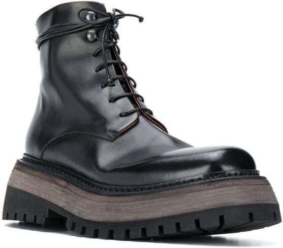Marsèll lace-up annkle boots Black