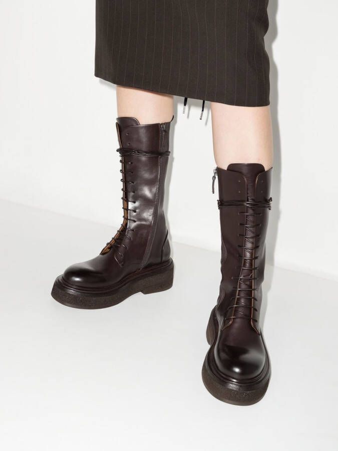 Marsèll lace-up calf-length boots Brown