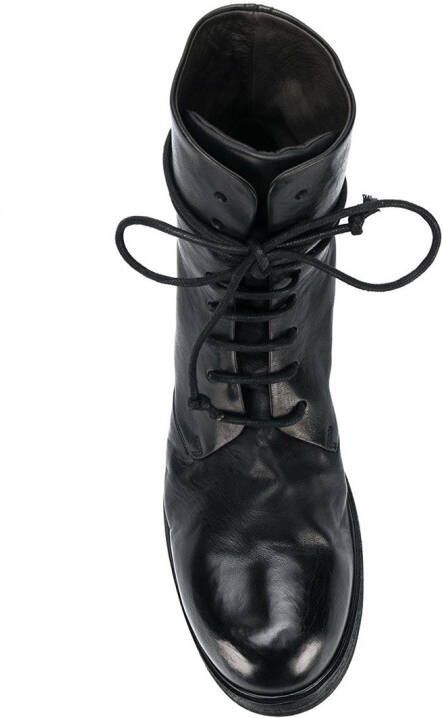 Marsèll lace-up combat boots Black