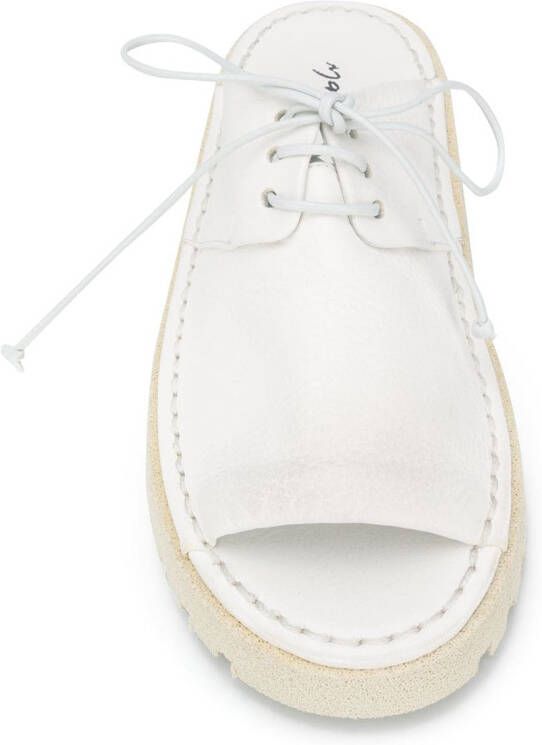 Marsèll lace-up detail sandals White