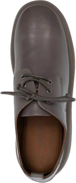 Marsèll lace-up fastening leather derby shoes Brown