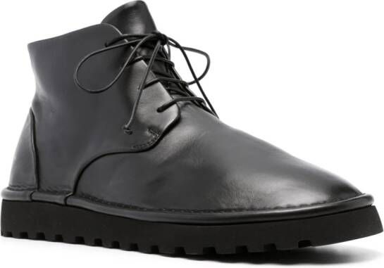 Marsèll lace-up leather ankle boots Black