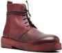 Marsèll lace-up leather ankle boots Red - Thumbnail 2
