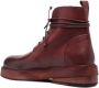 Marsèll lace-up leather ankle boots Red - Thumbnail 3