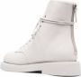 Marsèll lace-up leather ankle boots White - Thumbnail 3