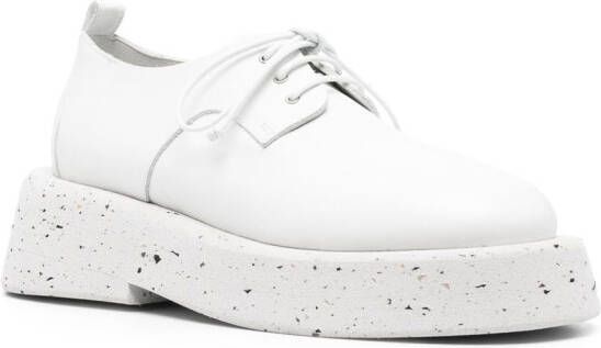 Marsèll lace-up leather brogues White