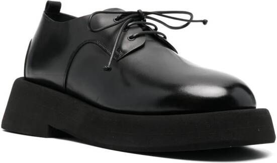 Marsèll lace-up leather derby shoes Black