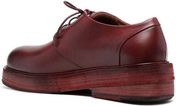 Marsèll lace-up leather derby shoes Red