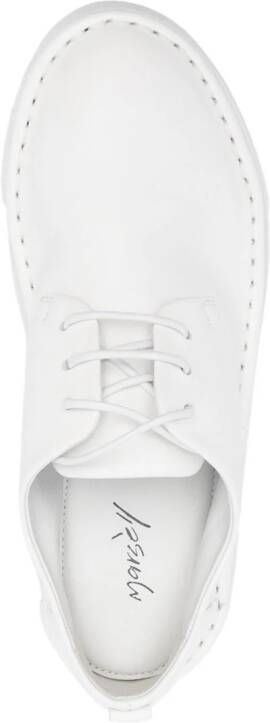 Marsèll lace-up leather loafers White