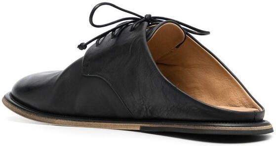 Marsèll lace-up leather mules Black