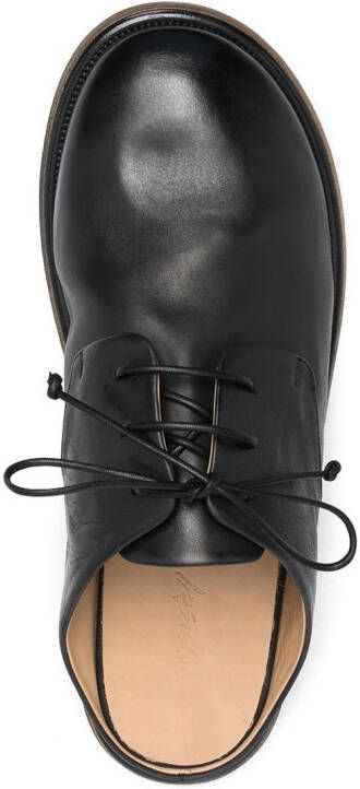 Marsèll lace-up leather mules Black