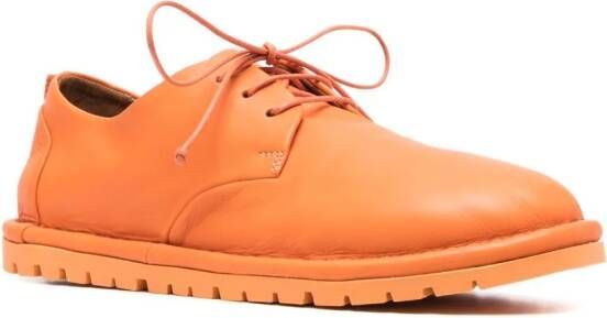Marsèll lace-up leather oxford shoes Orange