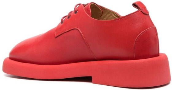Marsèll lace-up leather Oxford shoes Red