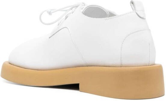 Marsèll lace-up leather oxford shoes White
