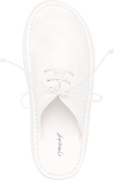Marsèll lace-up leather sandals White